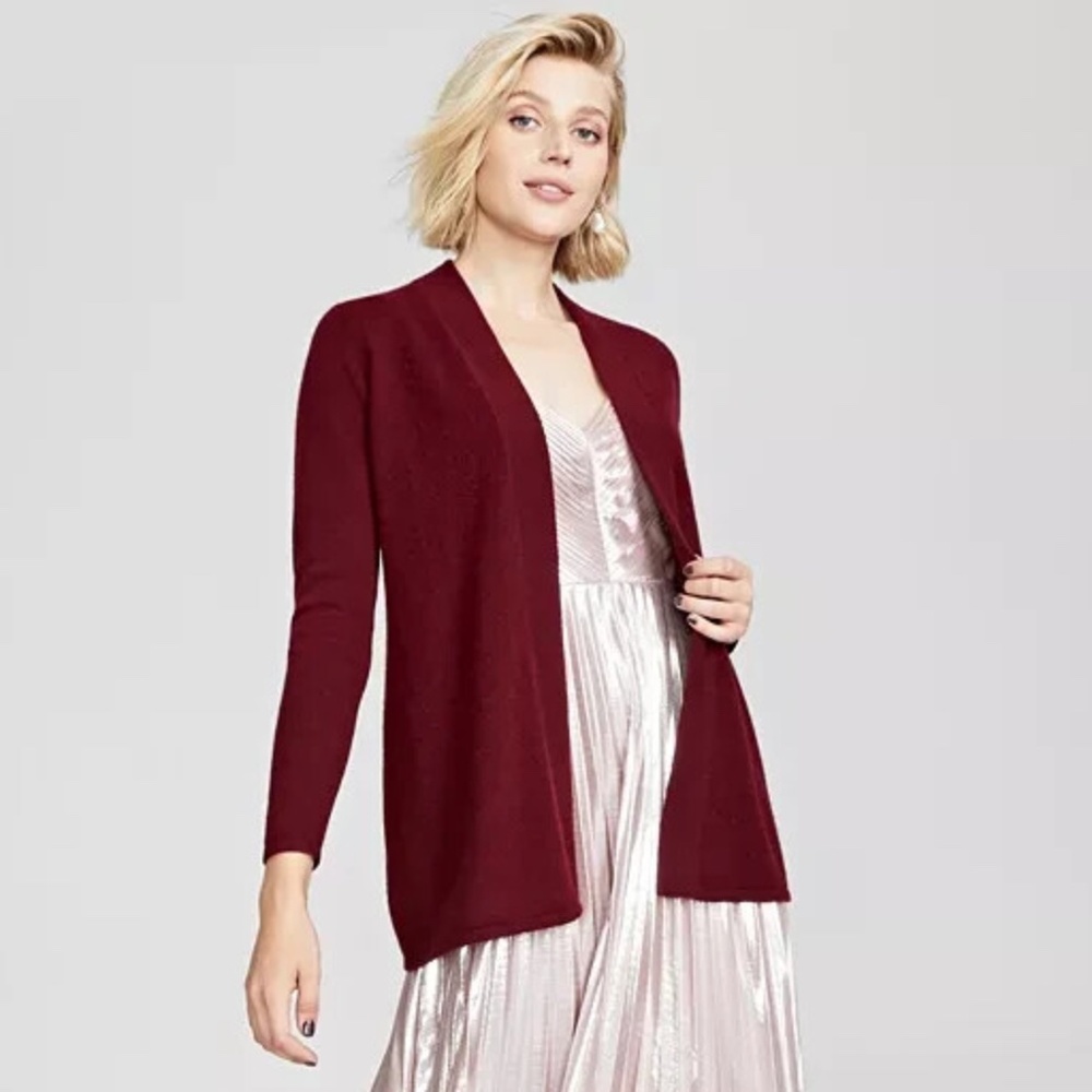CHARTER CLUB 100% Cashmere Cardigan in Crantini Size 0X and 1X